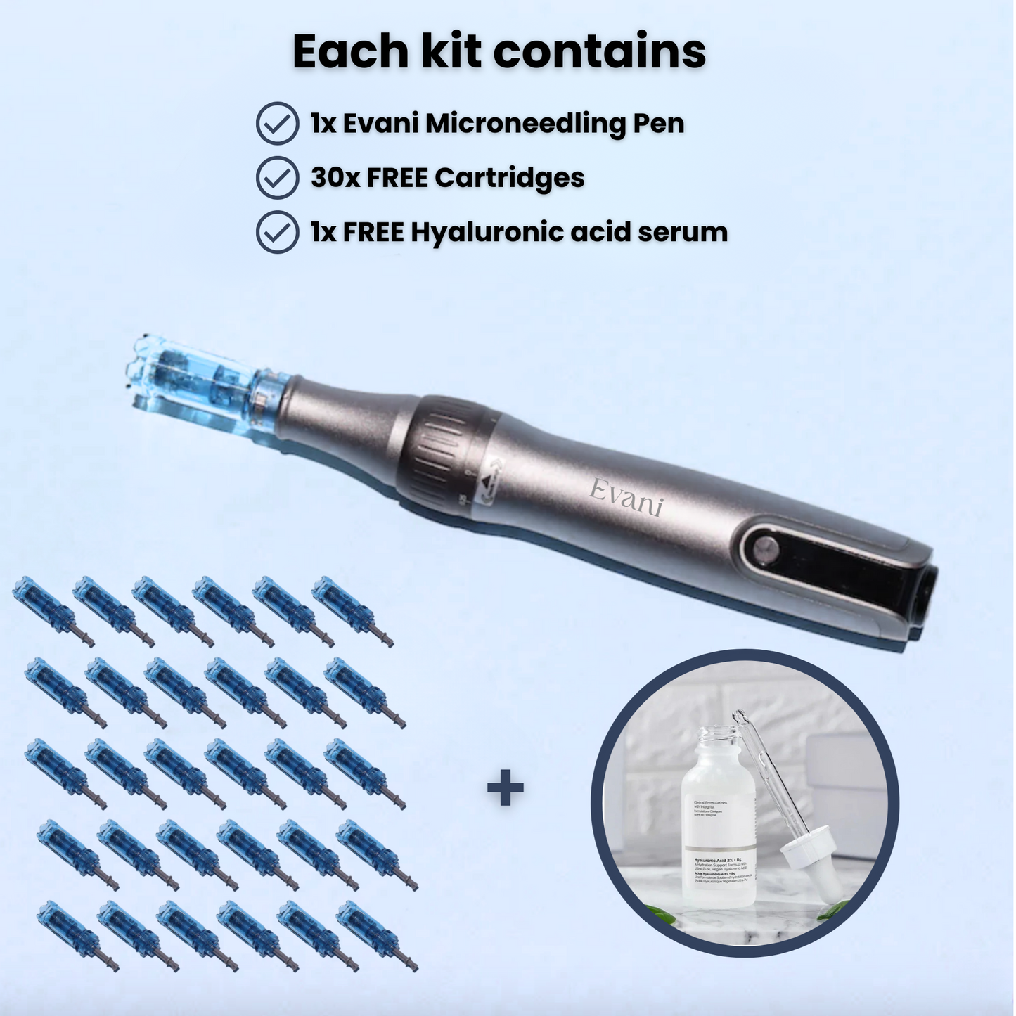 Evani DermaPro Microneedling Pen
